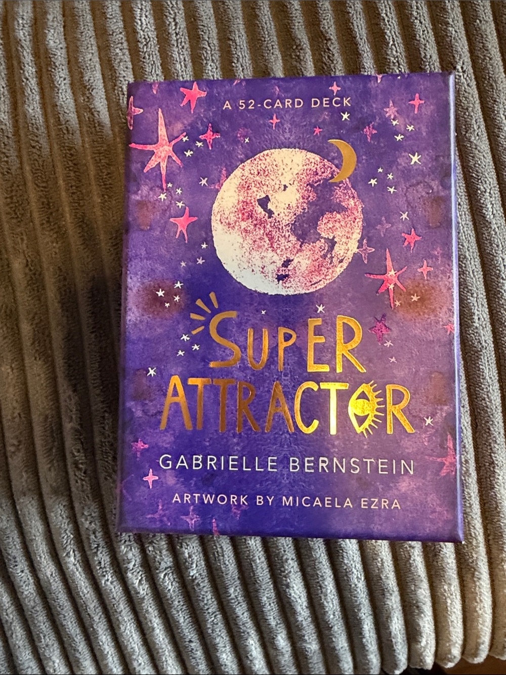Super Attractor 52-Card Deck by Gabrielle Bernstein - Purple & Gold